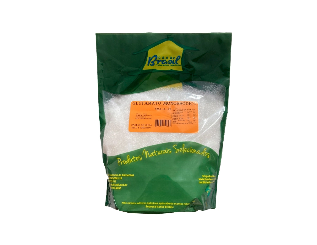 TEMPERO REALÇADOR DE SABOR GLUTAMATO MONOSSÓDICO BRASILSECO 1 KG (CX 20 PCT)